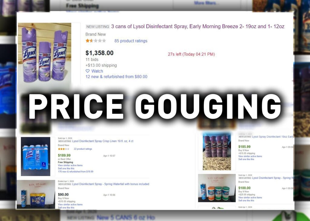 what is price gouging on ebay