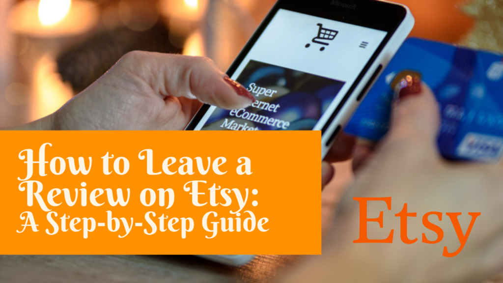 how to leave a review on etsy
