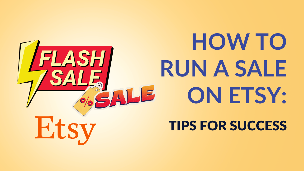 how to run a sale on etsy